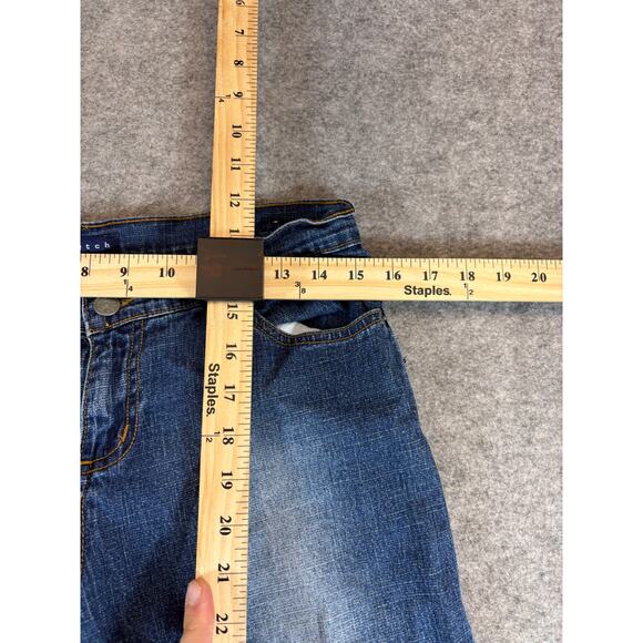 SO GSJC Capri Jeans Womens Size 9 Blue Denim Stretch Mid Rise Streetwear Y2K - Picture 3 of 6